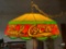 Vintage Coca-Cola Tiffany Style Drop Lamp