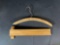 Lou Lucke Co. Clothing, Furnishings, & Shoes Havre Mt. Wooden Clothes Hanger & Wall Mounted Drying