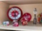 Vintage Assortment of Coca-Cola Kitchenware w/ Clock