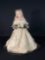 Antique Porcelain Doll w/ Stand