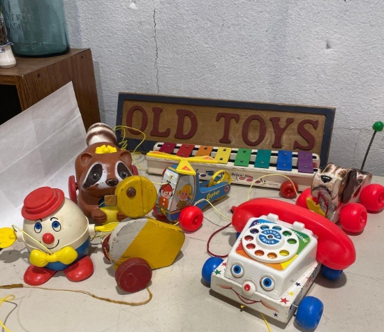 Vintage Pull String Toys