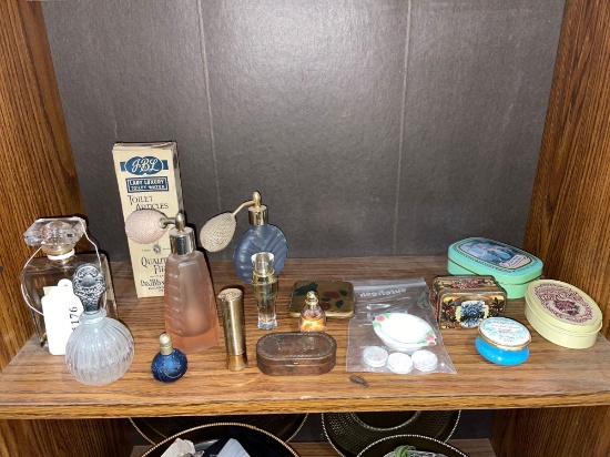 Lot of Vintage Perfumes w/Tins
