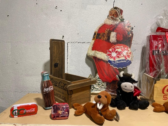 Vintage Assortment of Holiday Coca-Cola Products
