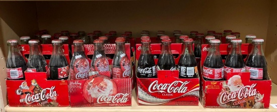 Lot of Vintage Coca-Cola Bottles