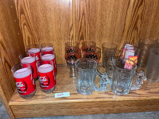 Collection of Coca-Cola Glasses