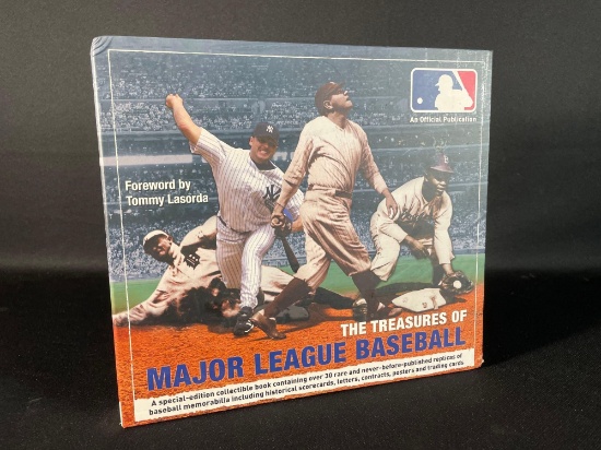 The Treasures of Major League Baseball Book w/ Case Sleeve