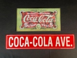 (2) Coca-Cola Advertising Signs