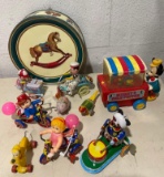Vintage Assorted Toy Lot w/Tin