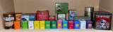 Lot of Assorted Vintage Tea Tins
