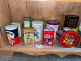 Assorted Vintage Snack Tins