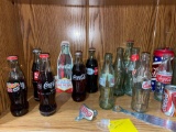 Vintage Assortment of Coca-Cola Bottles w/ Bottle Openers