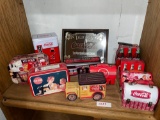 Vintage Coca-Cola Tins w/ Wall Mounted Picture