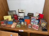 Lot of Vintage Tobacco Tins w/ Other Collectables