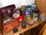 Lot of Vintage Hershey's Chocolate Tins w/ Miniature Serving Tray