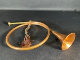 Antique Hunting Horn, Copper and Brass