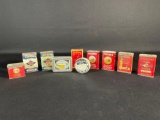 Lot of Vintage Various Spice Tins
