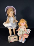 2 Vintage Dolls w/ Extras