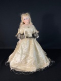 Antique Porcelain Doll w/ Stand