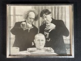 Vintage Framed 3 Stooges Photograph Print