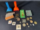 Coins And Assorted Medallions Key Chains