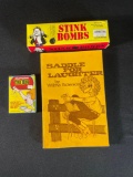 Assorted Golf Equipment, Gag Jokes, Books, Jewelry Box
