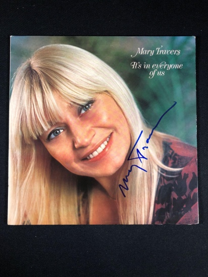 Mary Travers "It's in Everyone of Us" Autographed Album