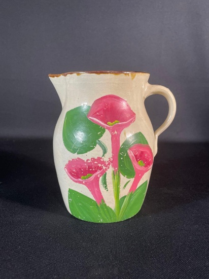 Ceramic Flower Pitcher