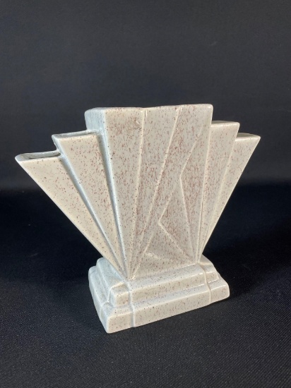 Gray Stone Like Porcelain 5 Hole Flower Vase