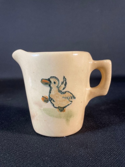 Wellerware Zona's Child's Creamer w/ Dancing Duck
