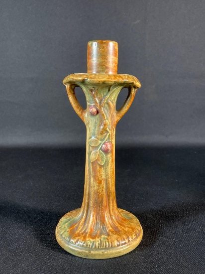 Weller Unmarked Woodcraft Candle Holder