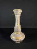 Haeger Gold Tweed Glaze 22k Gold Vase