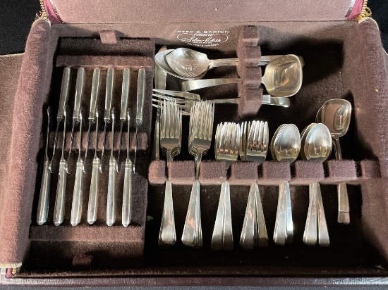Towle "Craftsman" Sterling Silver Flatware Set Service For 12, Includes Serving Pieces, 103-Pc