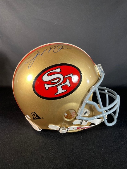 Joe Montana NFL PRO Line Riddell Autographed Helmet w/ COA No. 54187, In Original Box