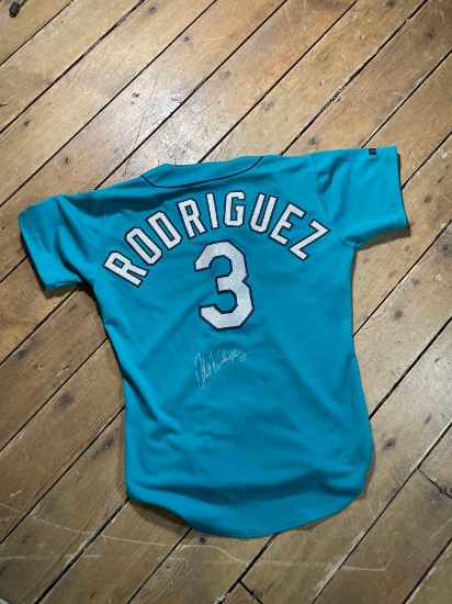 Alex Rodriguez Autographed Seattle Mariners Jersey