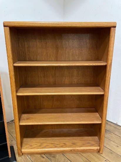 Book Shelf w/ 3 Adjustable Height Shelves 12" x 33" x 4'