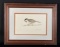 Don Hollenbaugh, Watercolor Of Finch, Framed