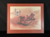 W.M.Tiedel, Framed Print