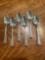 (6) Sterling Silver teaspoons monogram 