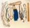 Costume jewelry, necklaces. From retailers such as Nordstrom and Macy's, as well as artisan makers.