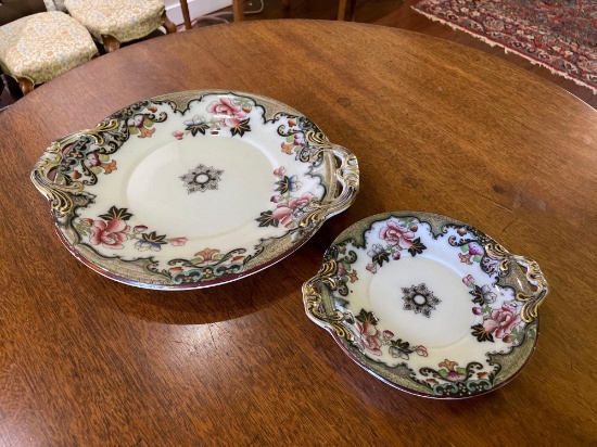 Two serving plates by Beech and Hancock, England in the firm's, Jeddo, pattern, circa 1875