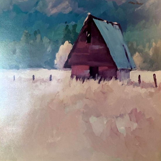 Mary Powell, Framed Oil Painting