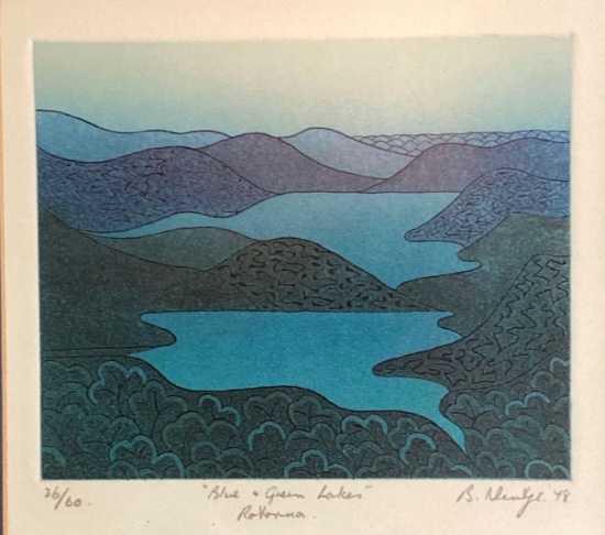 B. Neily "Blue & Green Lakes," 36/60