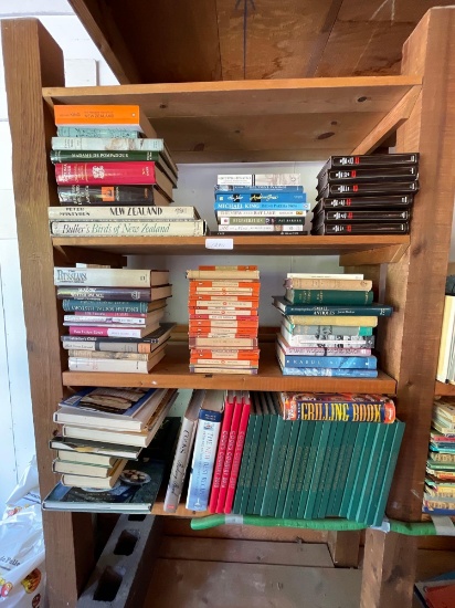 Assortment of books
