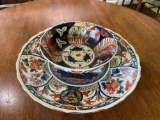 Japanese Imari Bowl & Platter