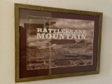 Framed Rattlesnake Mountain Sales Poster