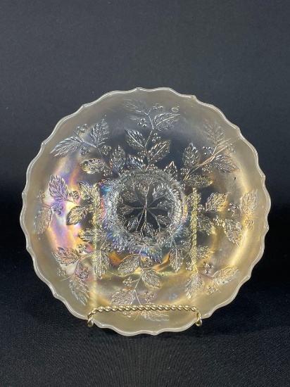 Fenton "Holly," White Bowl, 8-1/2"