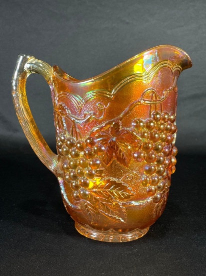 Imperial,"Imperial Grape," Marigold, Pitcher, 8-1/4"h