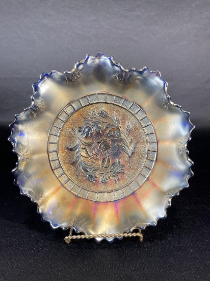 Diamond, "Windflower," Blue, Bowl, 8-3/4"