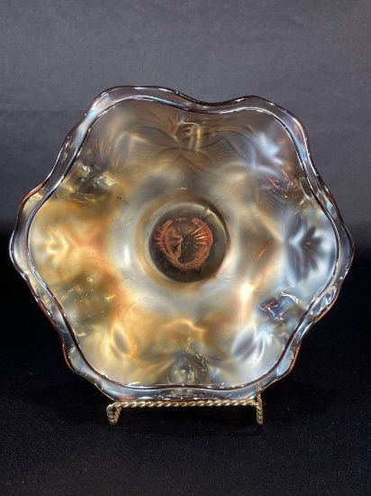 Westmoreland, "Pillow & Sunburst," Purple/Amethyst, Bowl, 8"