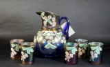 Carnival Glass Cobalt Blue 